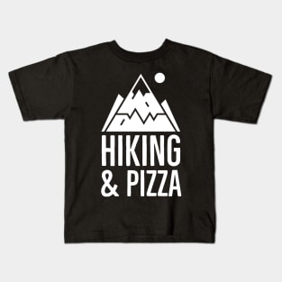 Hiking And Pizza Kids T-Shirt